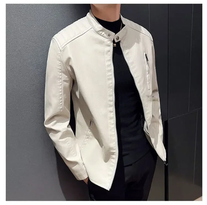 Jensen - Elegant Leather Jacket