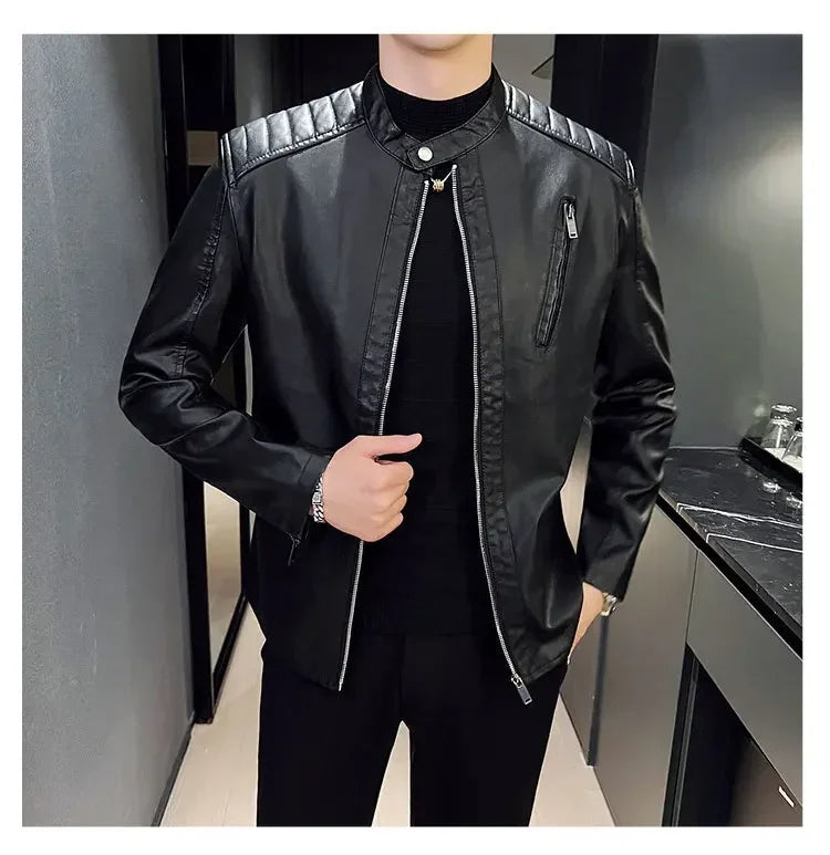 Jensen - Elegant Leather Jacket
