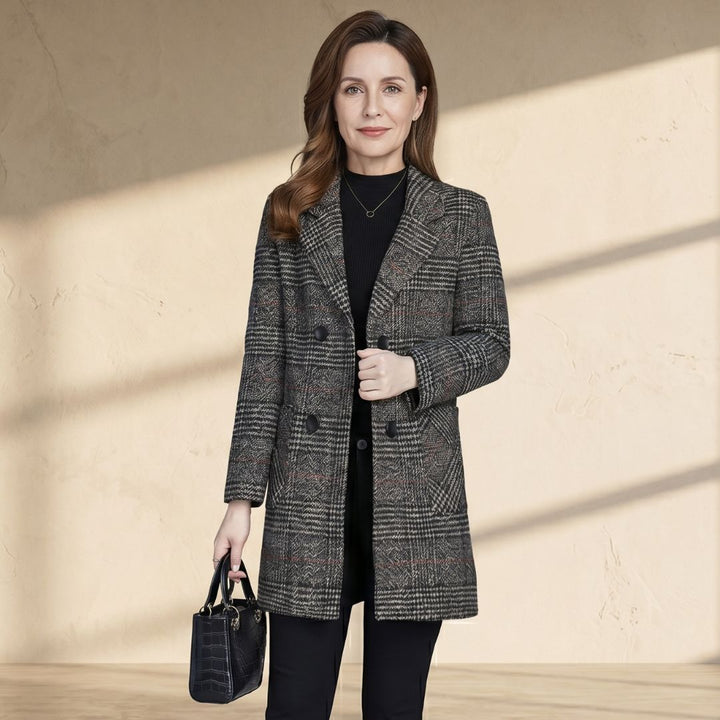 Aubrey™ - Elegant Plaid Blazer