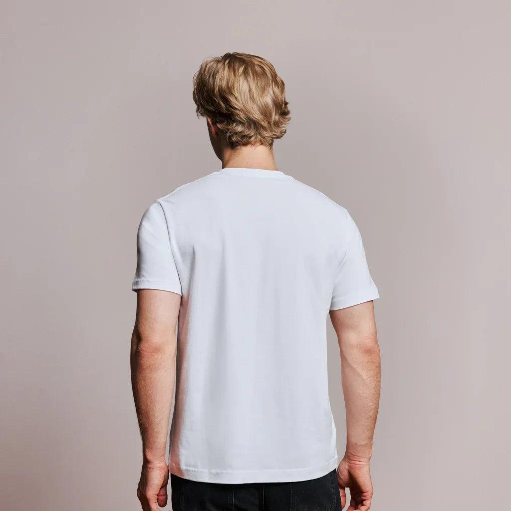 Ryan | White Loopwheeled T-Shirt