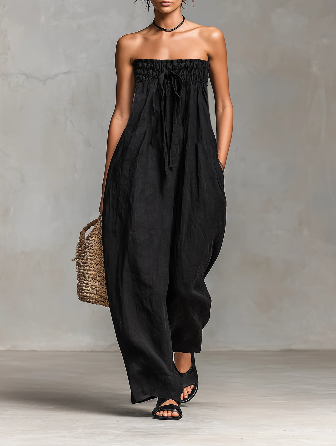 Nina | Strapless Jumpsuit