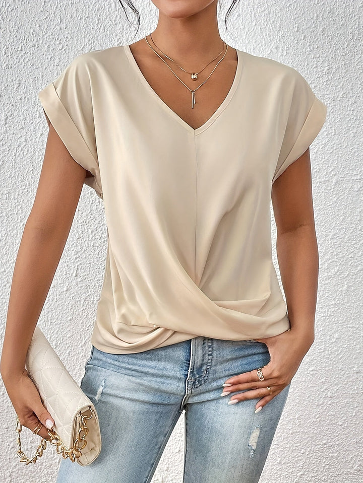 Laura | Elegant Top with Short Sleeves