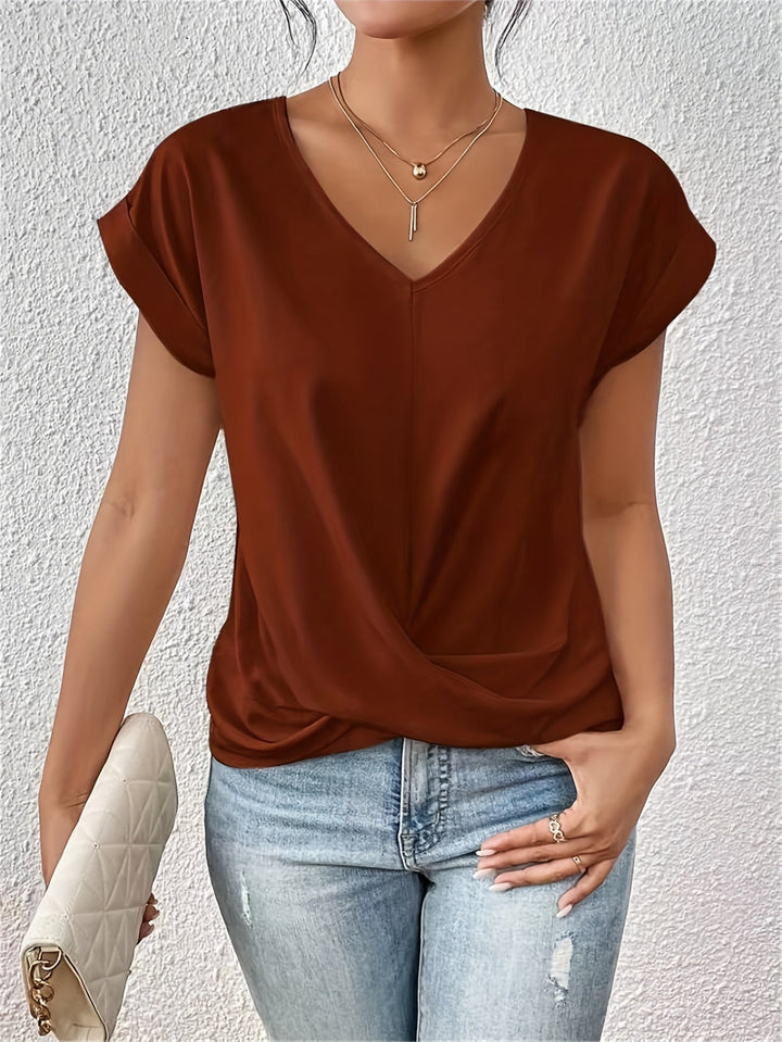 Laura | Elegant Top with Short Sleeves