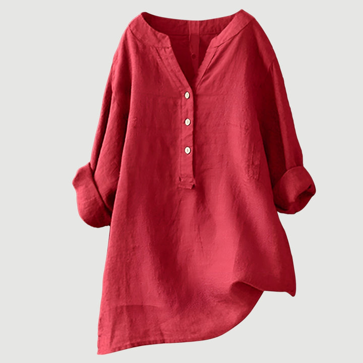 Freja | Airy and Comfortable Button-Up Shirt
