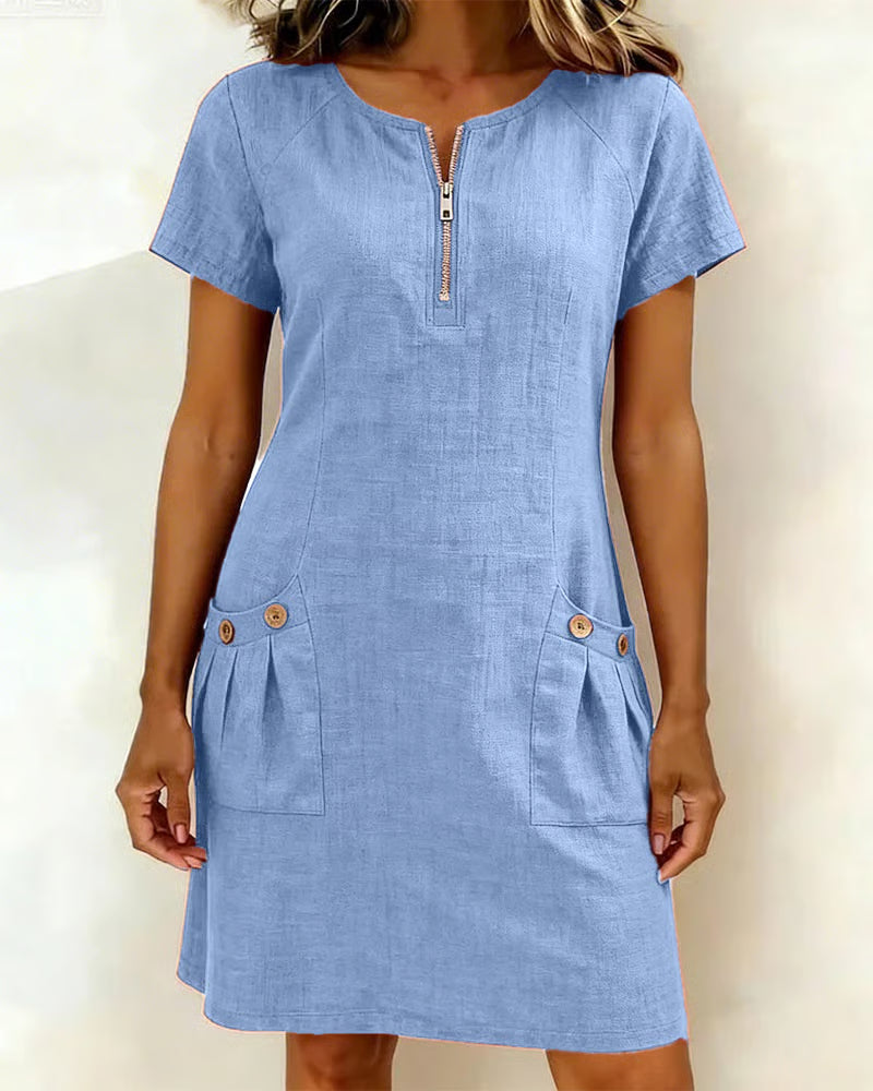 Elena™ | Effortless Comfort Midi Dress
