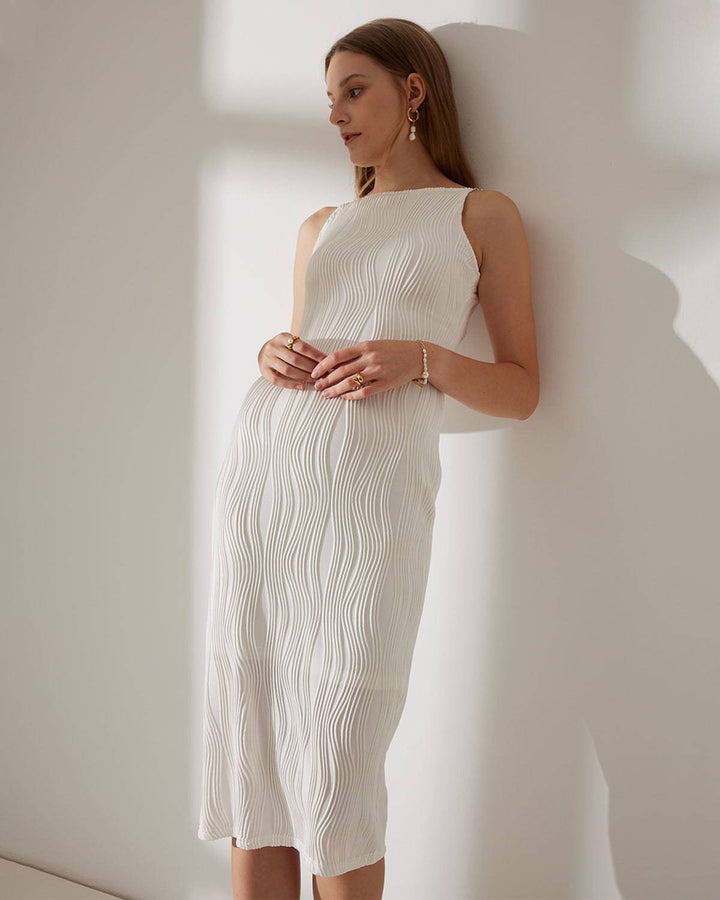 Chrissa | Water Ripple Textured Cami Dress