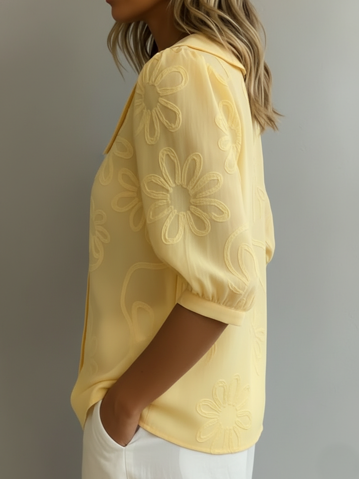 Aurelie | Lightweight Floral Blouse