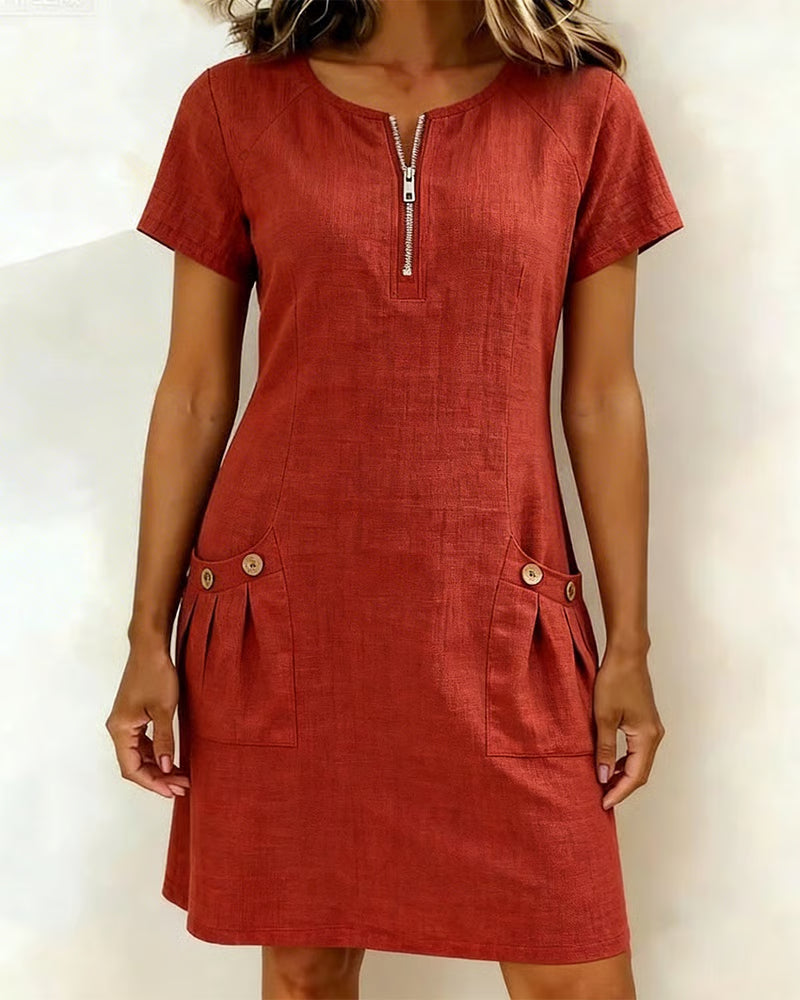 Elena™ | Effortless Comfort Midi Dress