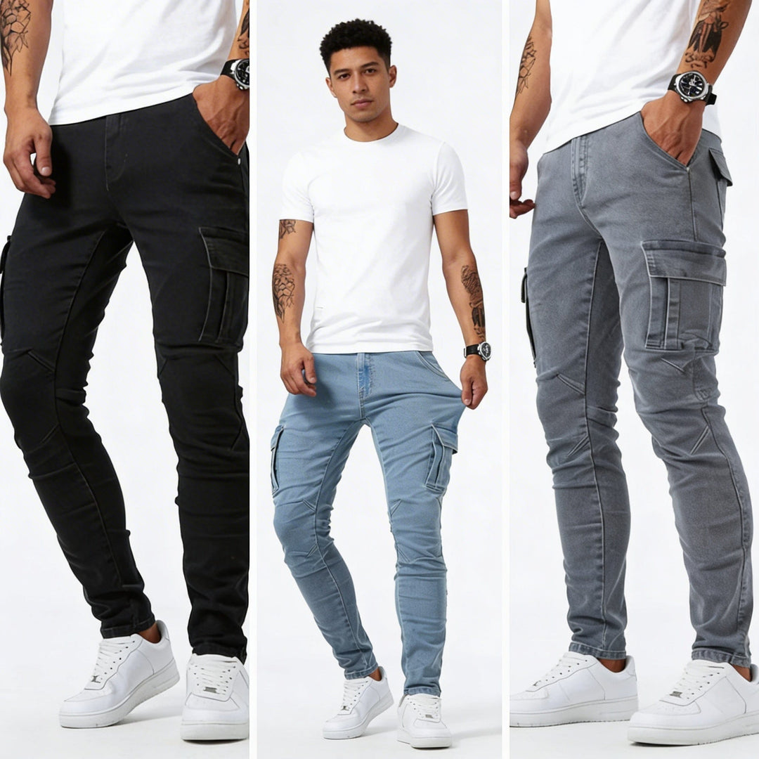 André | Cargo Denim Jeans