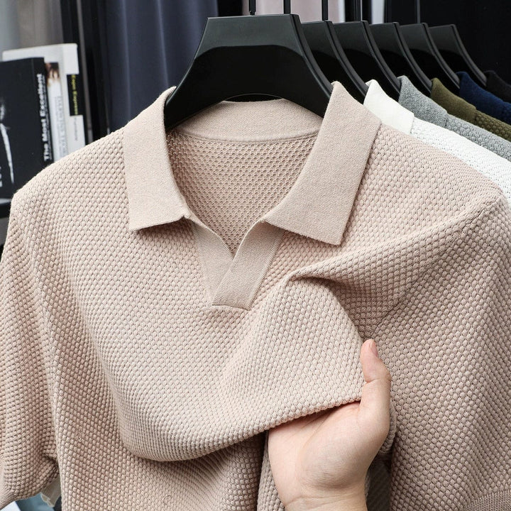Isaac | Woven Prestige Polo