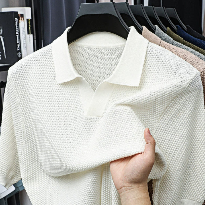 Isaac | Woven Prestige Polo