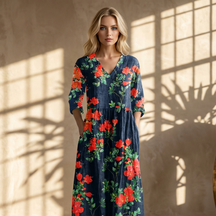 Giulia | Graceful Flowing Maxi Dress