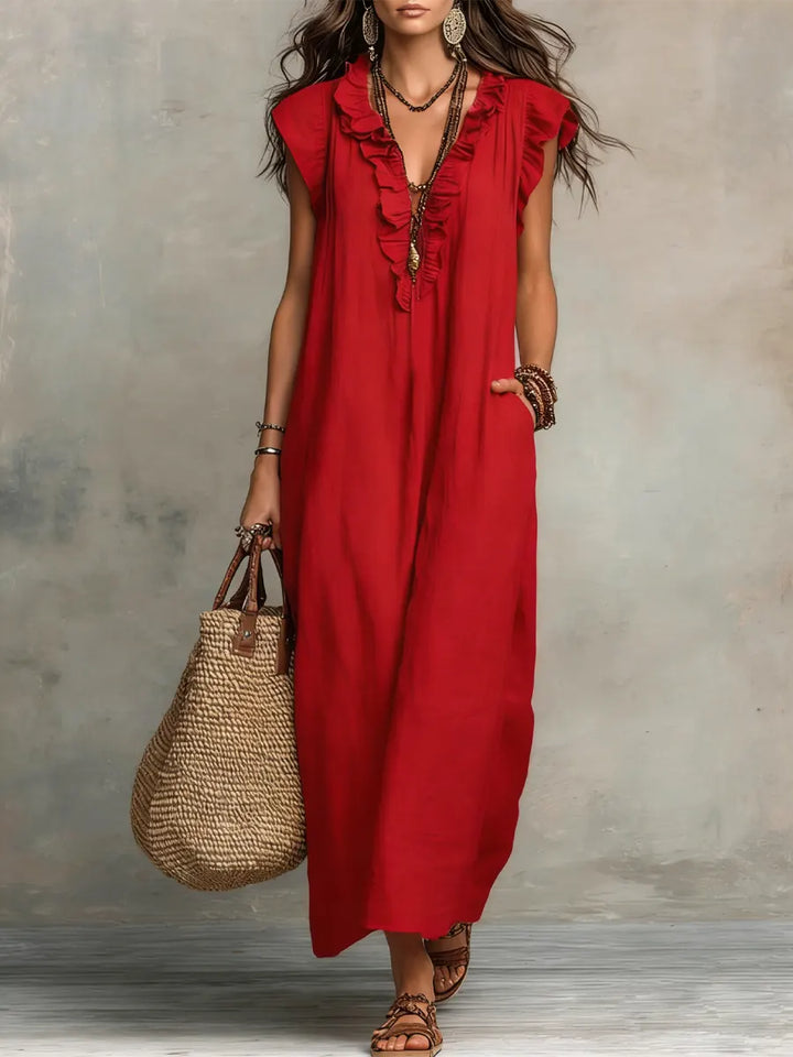 Sienne | Elegant Flowy Maxi Dress
