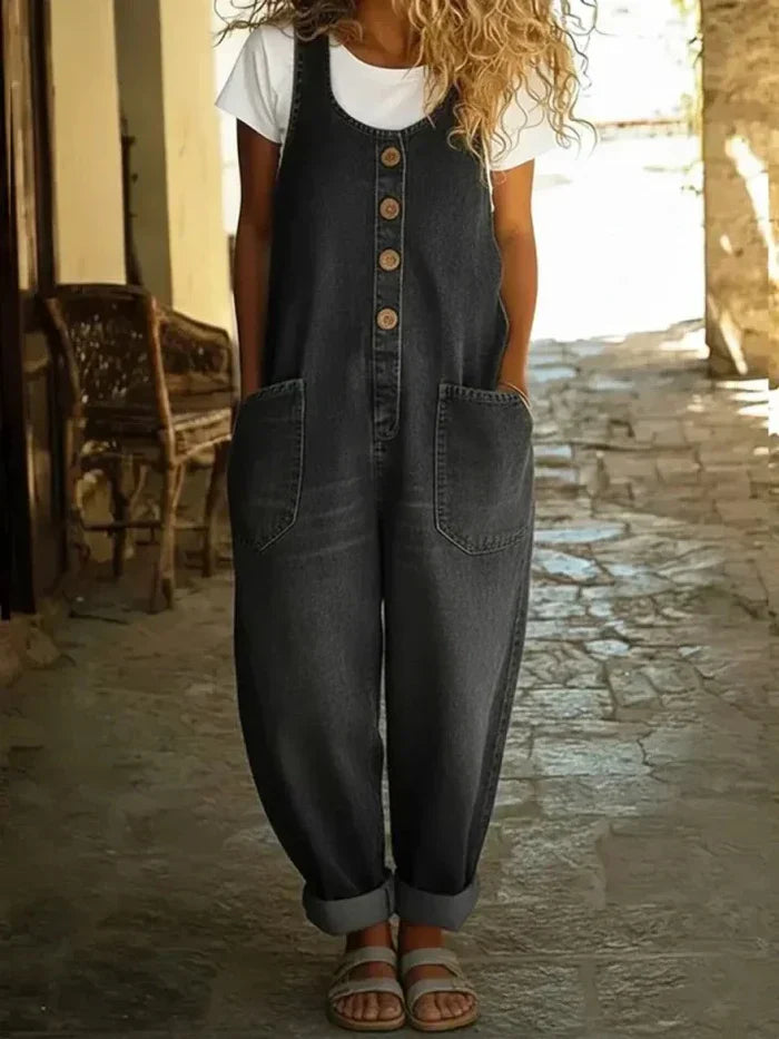 Lora | Vintage-Style Dungarees