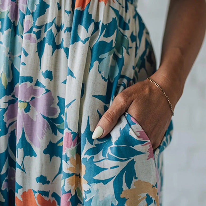 Caroline | Floral Maxi Dress