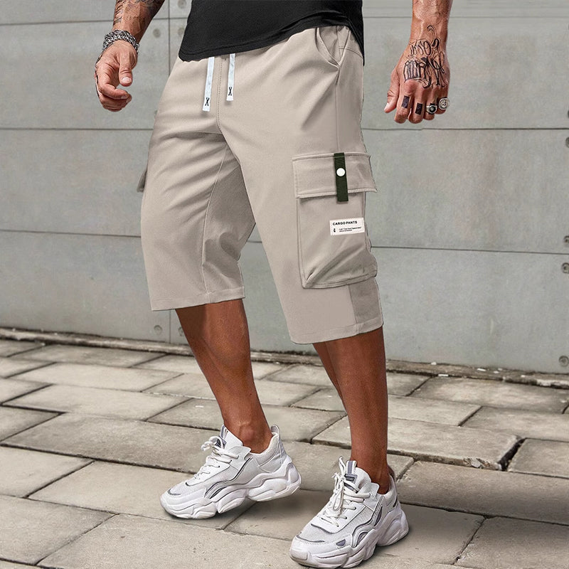 Leon | Casual Drawstring Capri Cargo Pants