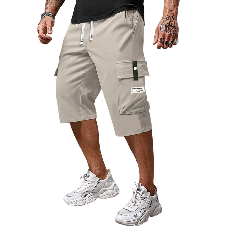 Leon | Casual Drawstring Capri Cargo Pants