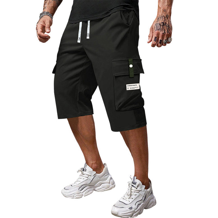 Leon | Casual Drawstring Capri Cargo Pants