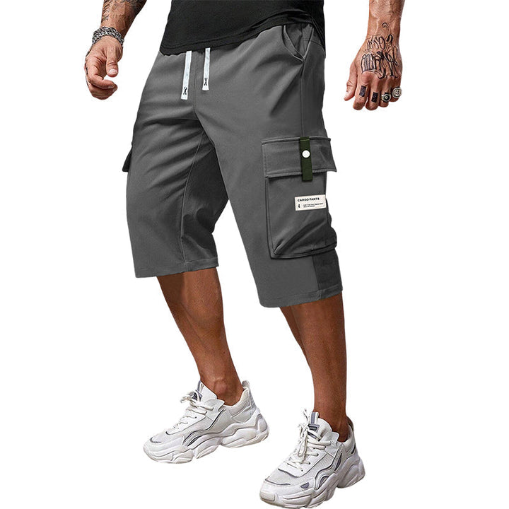 Leon | Casual Drawstring Capri Cargo Pants