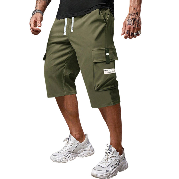 Leon | Casual Drawstring Capri Cargo Pants