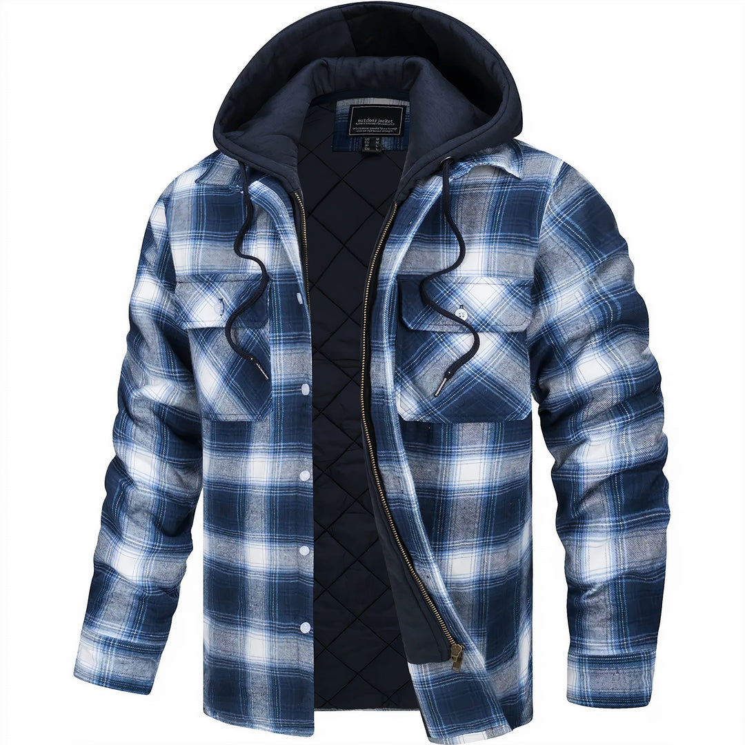 Clinton | Checked jacket with zip